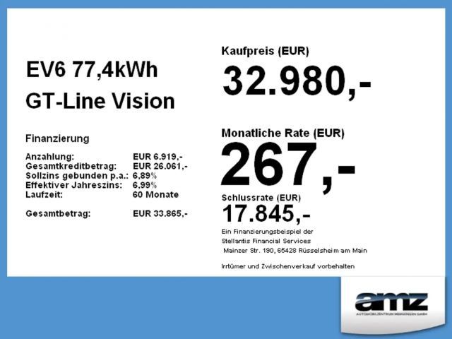Kia EV6 77,4 kWh GT-Line