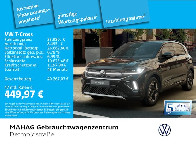 Volkswagen T-Cross 1.5 TSI DSG IQ.Drive R-Line
