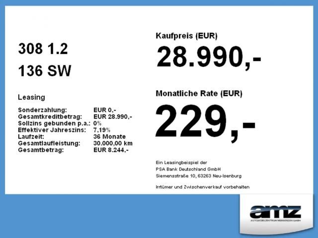 Peugeot 308 Active Pack SW