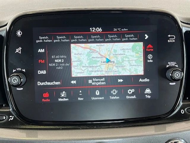 Fiat 500C +Alu +DAB +Verdeck Rot +Klimaautomatik