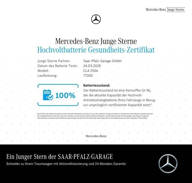 Mercedes-Benz CLA 250 CLA 250 e Coupé