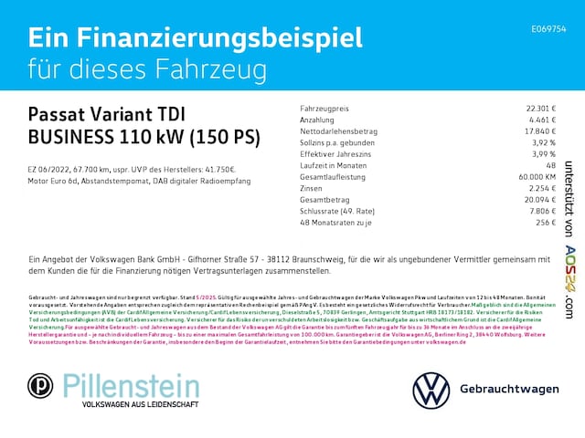 Volkswagen Passat Business Variant