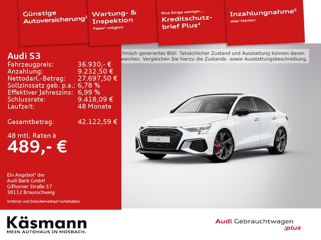 Audi S3 Quattro S-Tronic Sedan