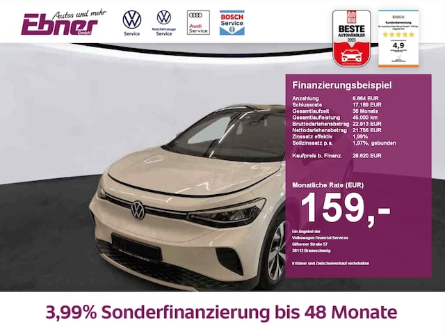 Volkswagen ID.4 EDITION 82KW/h WPUMPE+AHK+KAMERA+ALCANTARA+ACC+20 ALU!