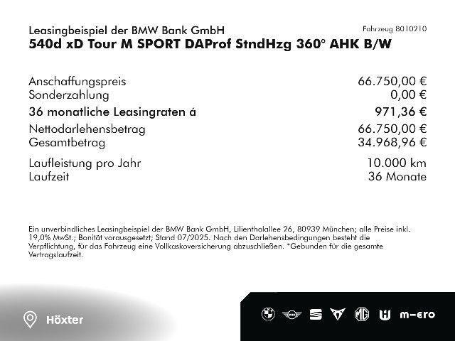 BMW 540 540d Touring xDrive