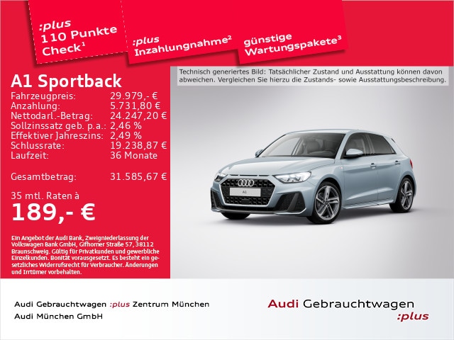 Audi A1 30 TFSI S-Line S-Tronic Sportback