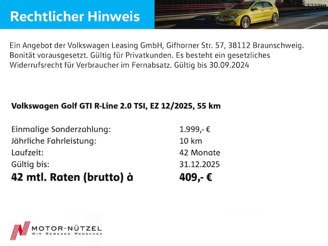 Volkswagen Golf DSG GTI