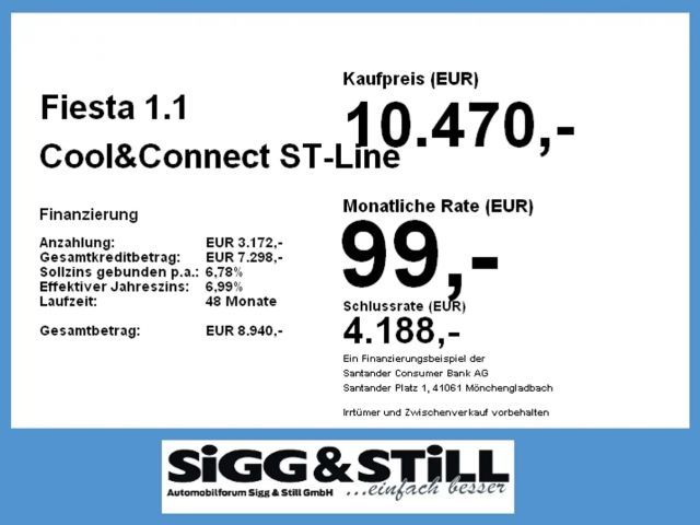 Ford Fiesta Cool & Connect