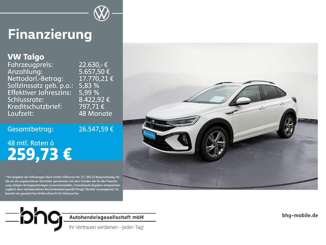 Volkswagen Taigo 1.0 TSI DSG R-Line