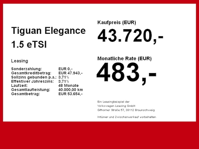 Volkswagen Tiguan 1.5 eTSI