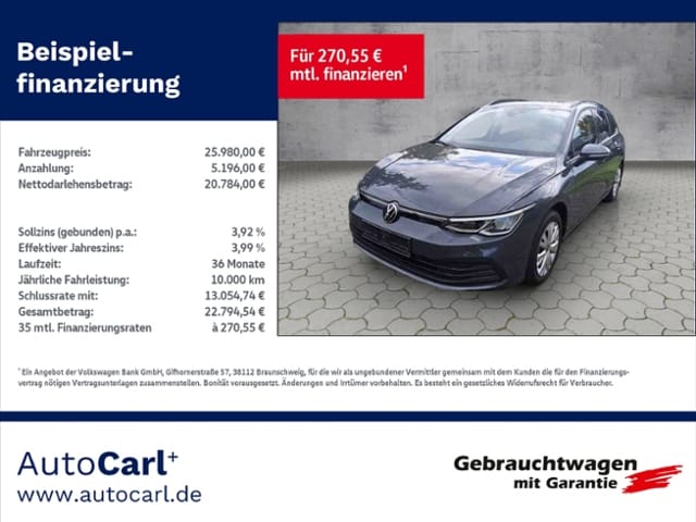 Volkswagen Golf 2.0 TDI DSG Golf VIII Variant