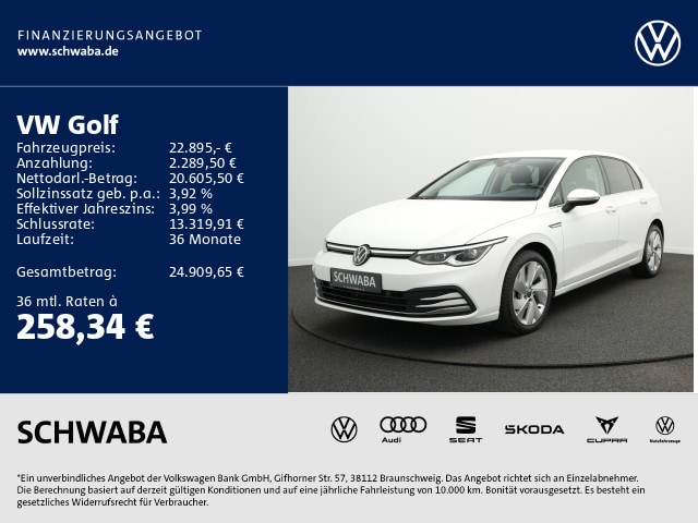 Volkswagen Golf 1.5 eTSI DSG Golf VIII Style