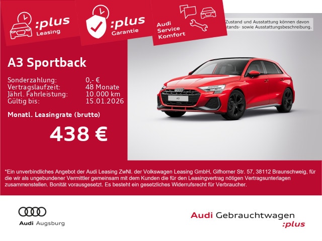 Audi A3 30 TFSI S-Line S-Tronic Sportback
