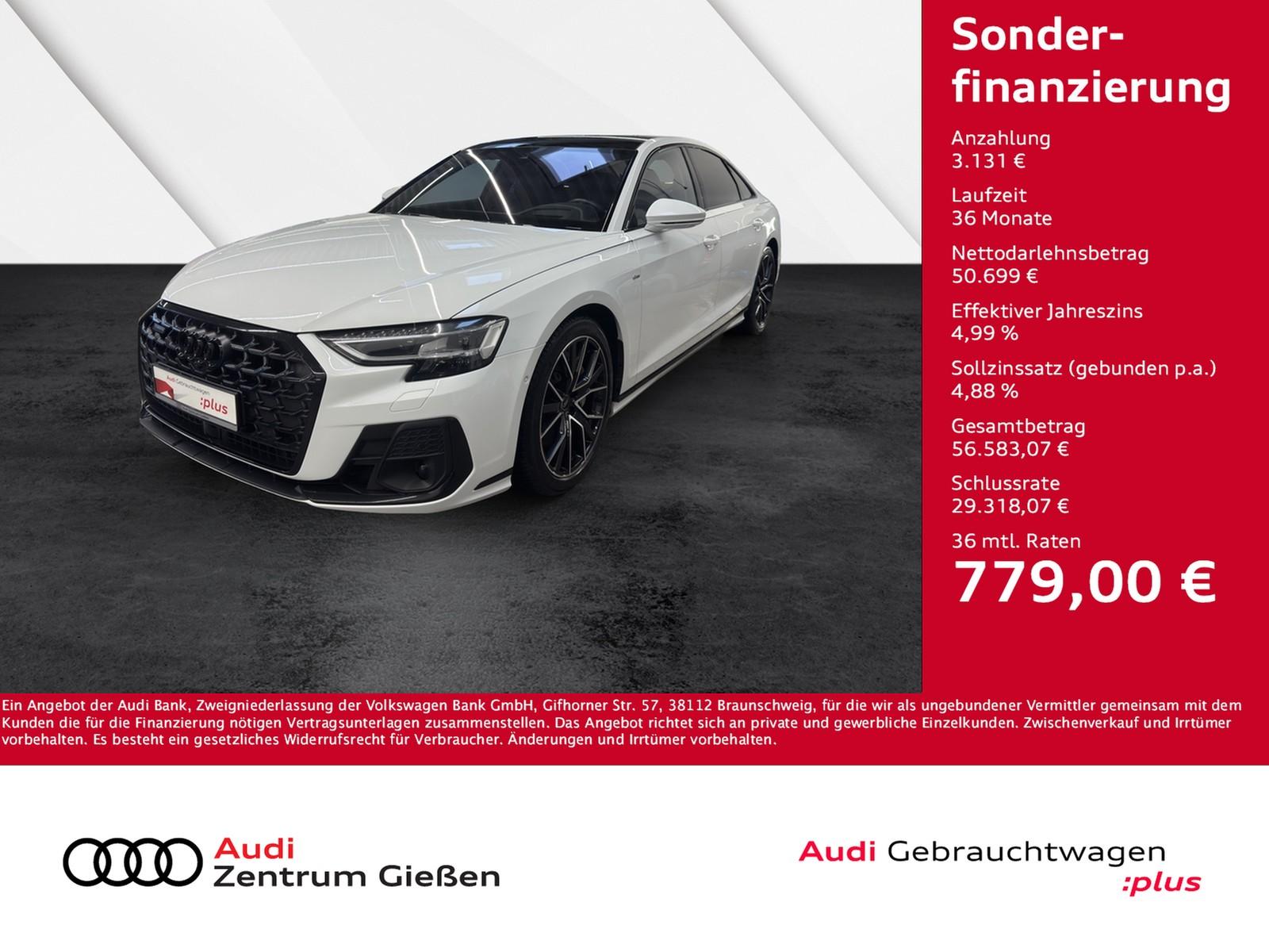 Audi A8 55 TFSI Quattro S-Line