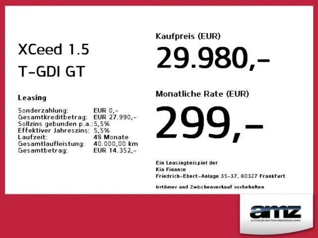 Kia XCeed GDi GT-Line