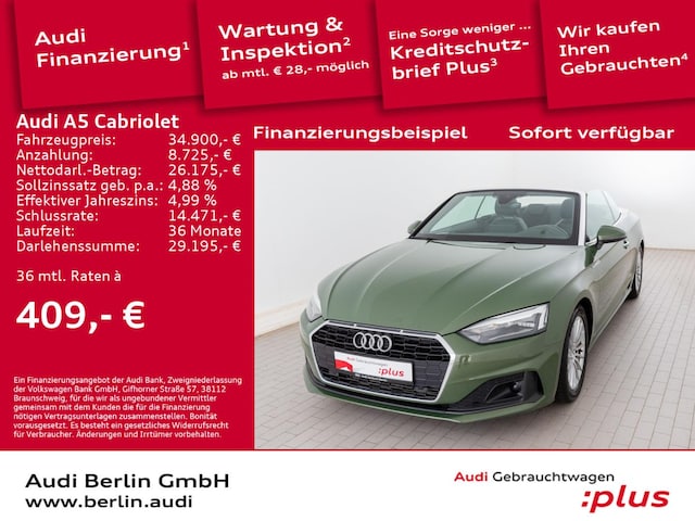 Audi A5 40 TFSI Cabriolet S-Tronic
