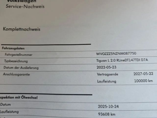 Volkswagen Tiguan 4Motion Allspace R-Line