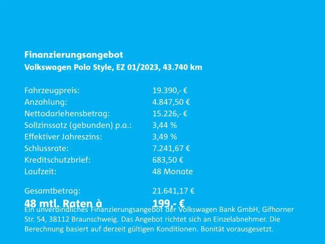 Volkswagen Polo Style