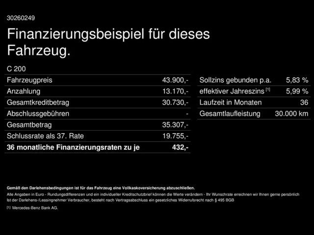 Mercedes-Benz C 200 AMG Line Sedan