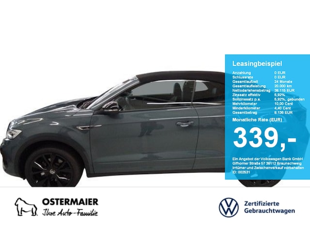 Volkswagen T-Roc Cabriolet DSG Style
