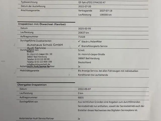 Audi Q5 40 TDI Quattro Sportback