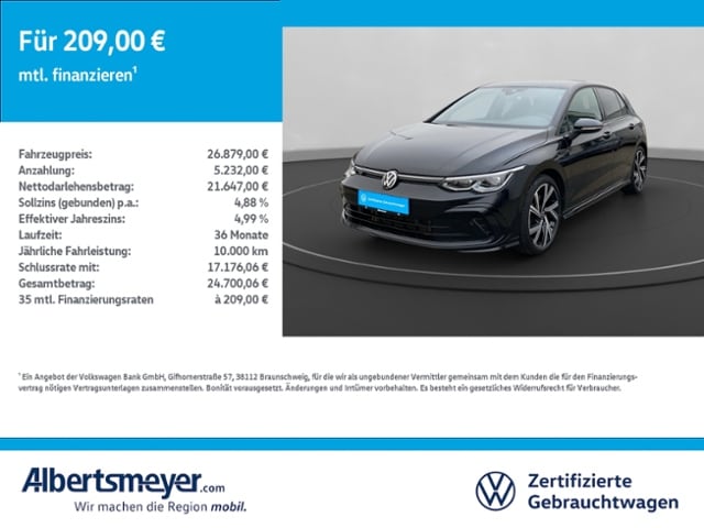 Volkswagen Golf 2.0 TSI DSG Golf VIII