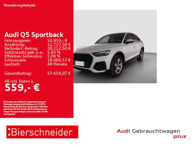 Audi Q5 45 TFSI Quattro S-Tronic Sportback