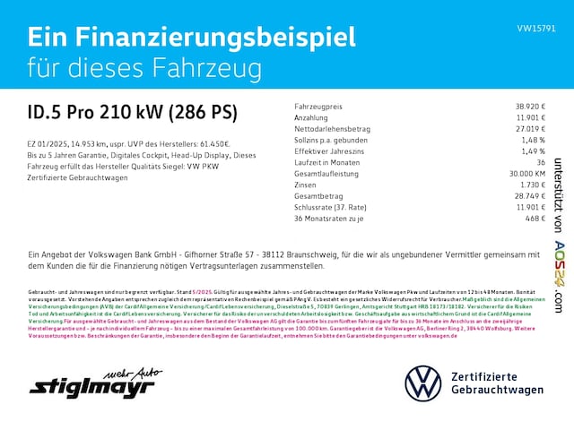 Volkswagen ID.5 IQ.Drive Pro