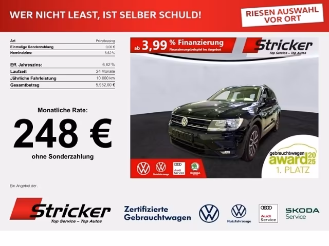 Volkswagen Tiguan 2.0 TSI DSG