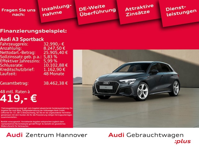 Audi A3 35 TFSI S-Line S-Tronic Sportback