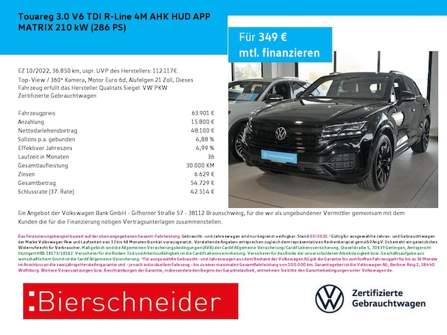Volkswagen Touareg 3.0 V6 TDI 3.0 V6 TSI R-Line