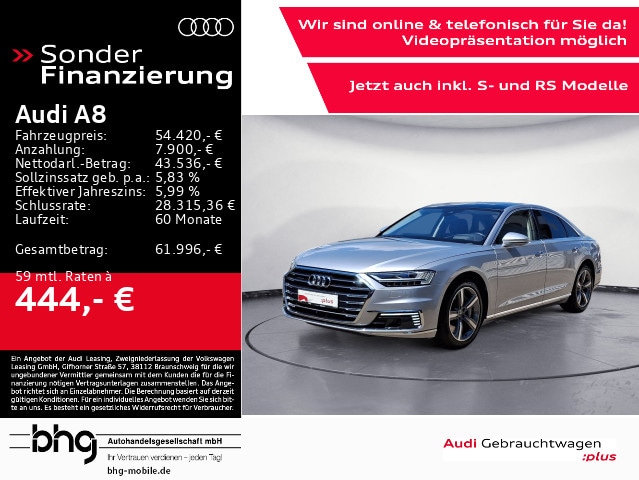 Audi A8 60 TFSI Hybride Quattro
