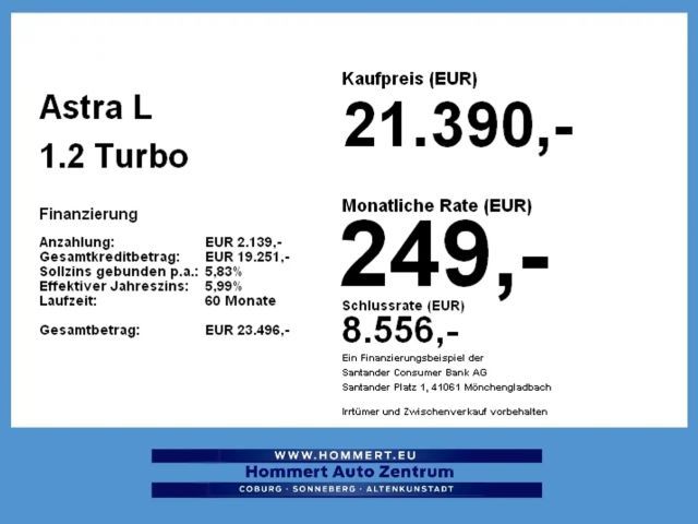 Opel Astra 1.2 Turbo GS-Line Grand Sport Turbo