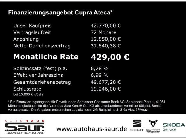 Cupra Ateca 2.0 TSI 4Drive DSG VZ