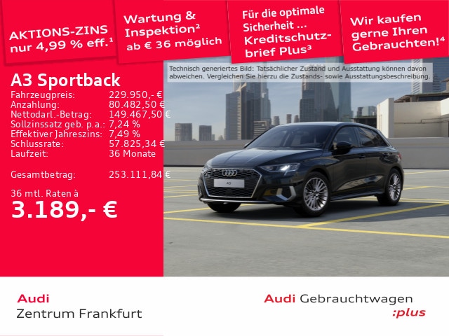 Audi A3 30 TFSI S-Tronic Sportback