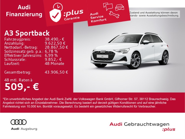 Audi A3 35 TDI S-Tronic Sportback