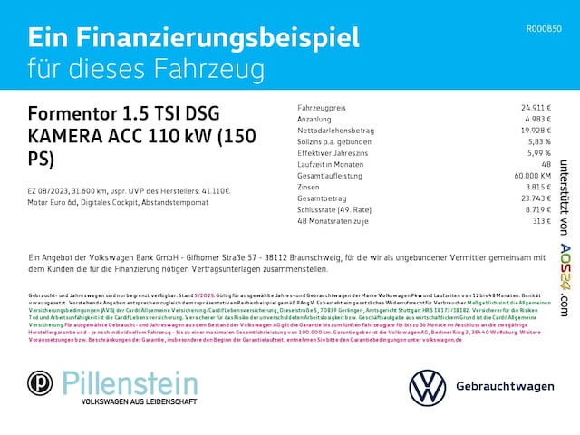 Cupra Formentor 1.5 TSI DSG