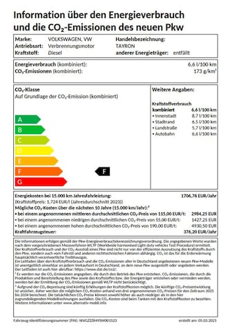 Volkswagen Tayron Tayron 2.0 TDI 4Motion DSG R-Line