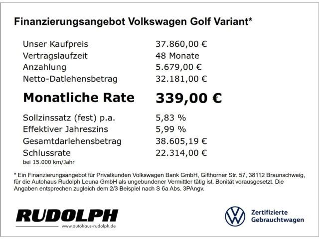 Volkswagen Golf 1.5 eTSI DSG Golf VIII Variant