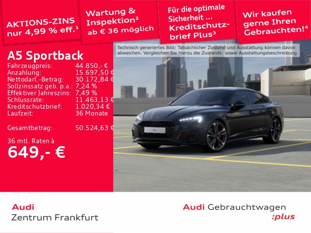 Audi A5 40 TDI S-Line S-Tronic Sportback