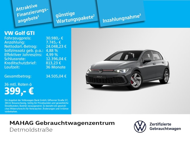 Volkswagen Golf 2.0 TSI DSG GTI Golf VIII