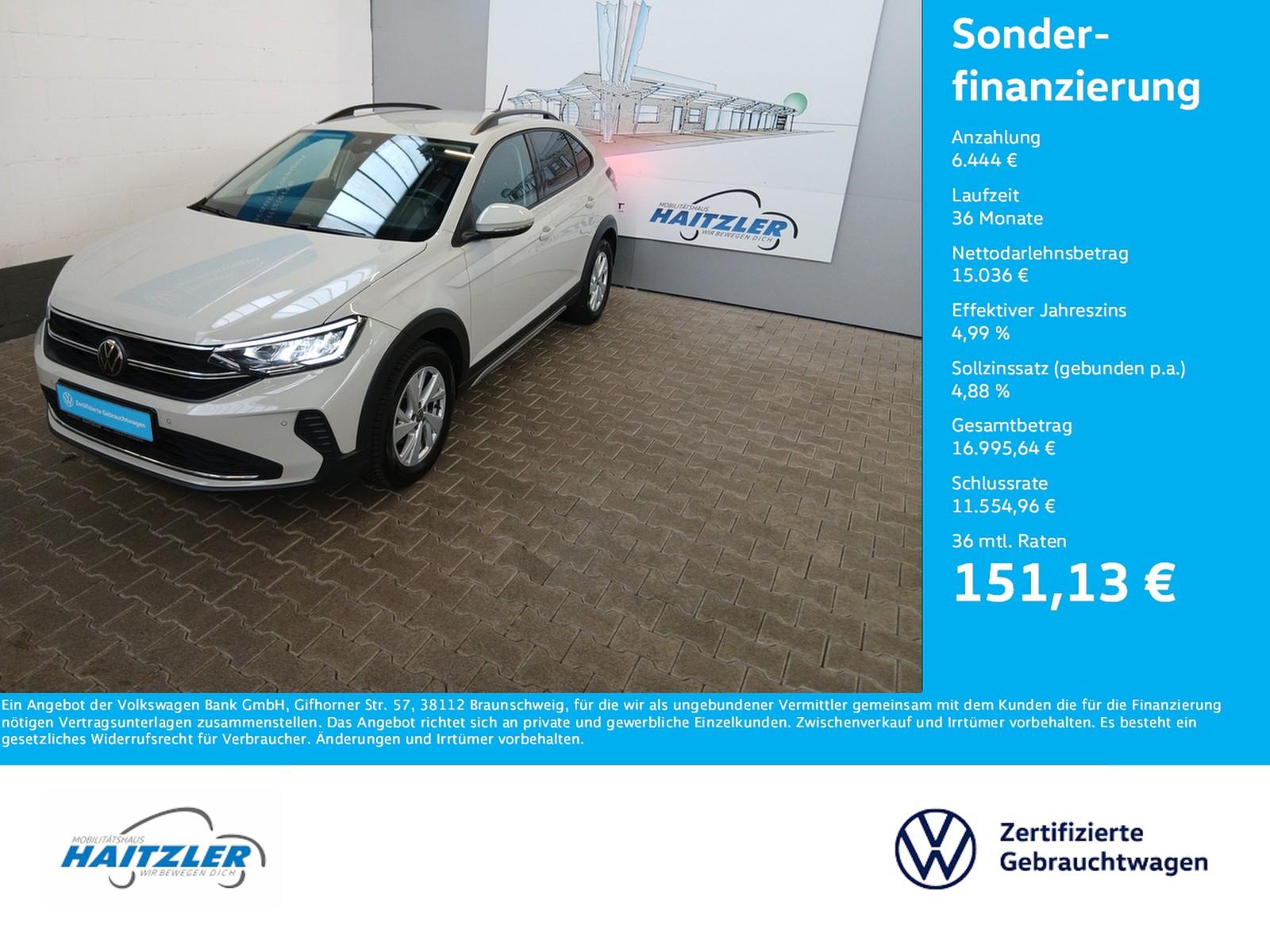 Volkswagen Taigo 1.0 TSI DSG Life