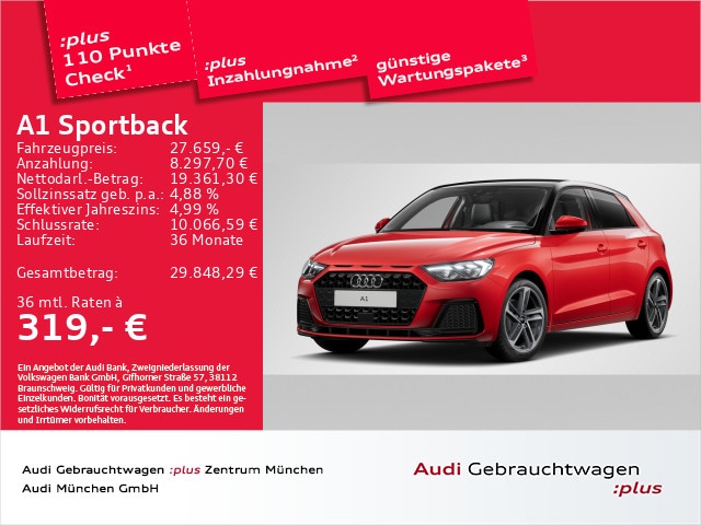 Audi A1 30 TFSI S-Tronic Sportback