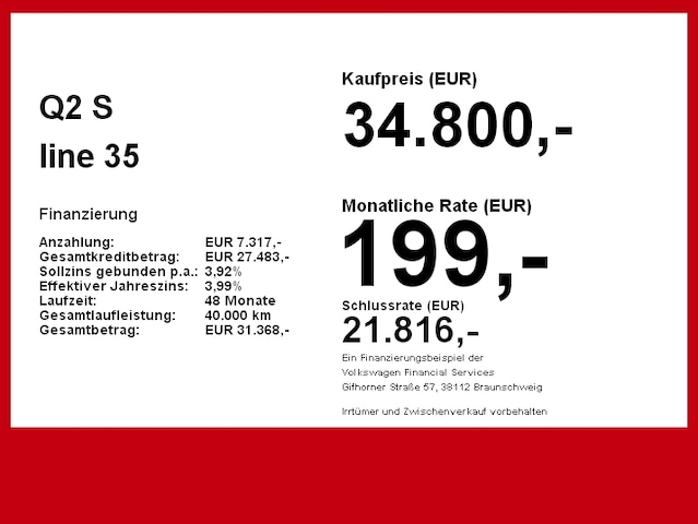 Audi Q2 35 TFSI S-Line S-Tronic