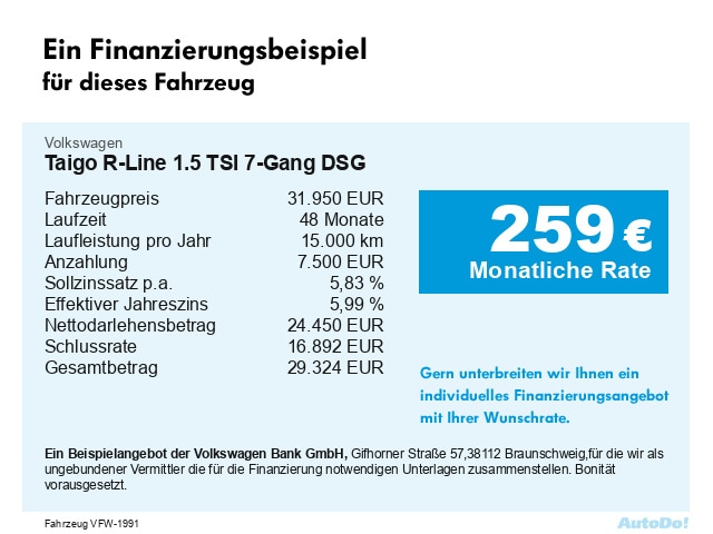 Volkswagen Taigo 1.5 TSI