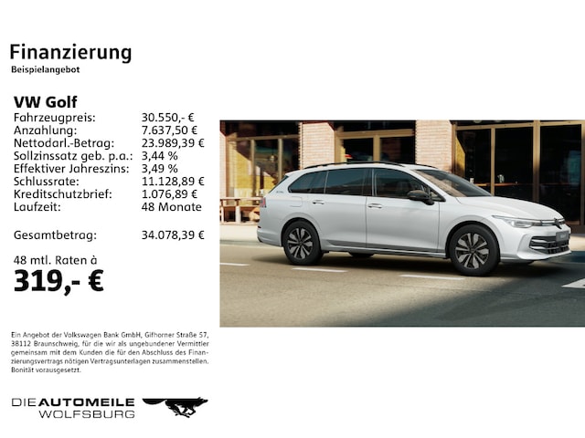 Volkswagen Golf 2.0 TDI DSG Golf VIII Variant