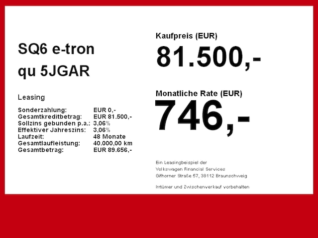 Audi Q6 e-tron Quattro