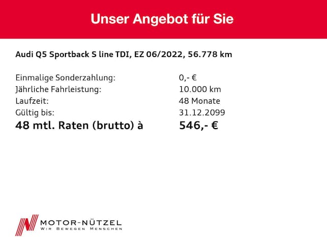 Audi Q5 50 TDI Quattro Sportback