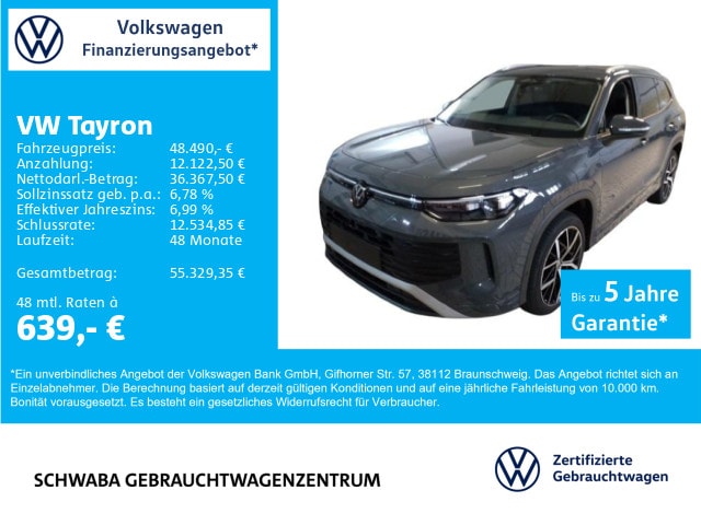Volkswagen Tayron 2.0 TDI 4Motion DSG Life