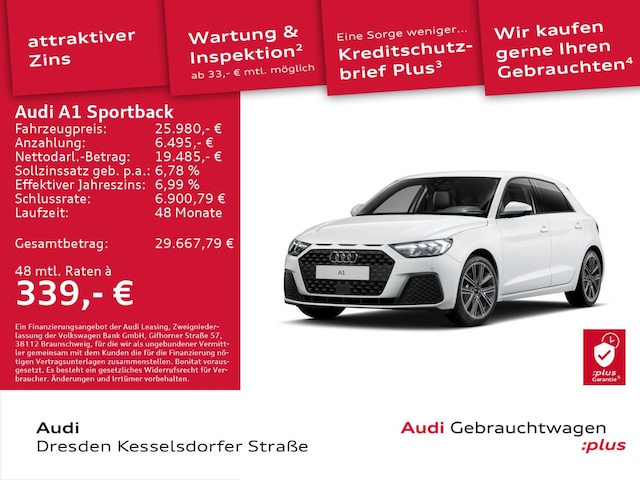 Audi A1 25 TFSI S-Tronic Sportback